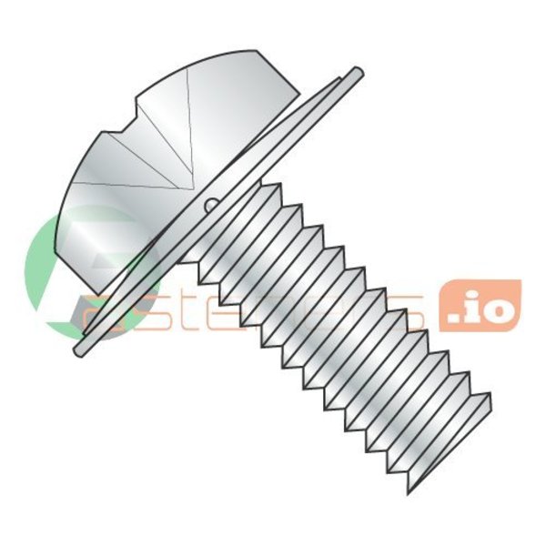 Newport Fasteners #6-32 x 3/8 in Phillips Machine Screw, Zinc Plated Steel, 10000 PK 870034